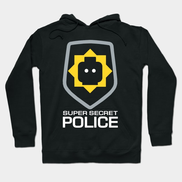 Super Secret Police Hoodie by GeekPunk